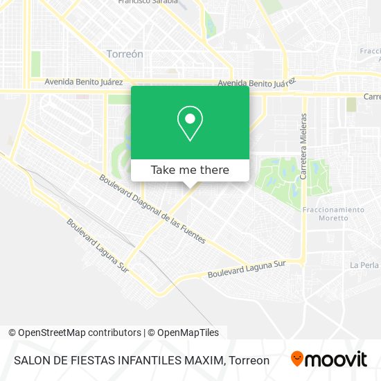 Mapa de SALON DE FIESTAS INFANTILES MAXIM
