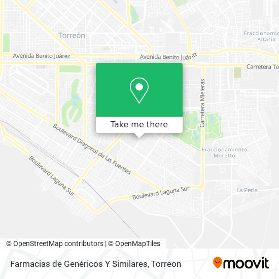 Mapa de Farmacias de Genéricos Y Similares