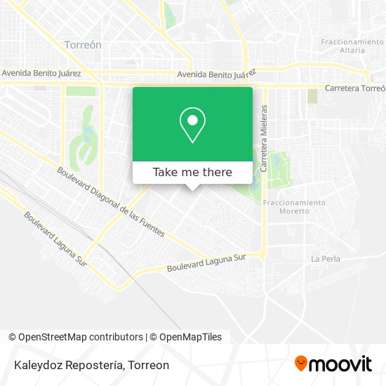 Kaleydoz Repostería map