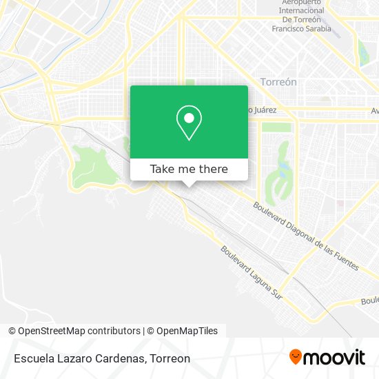 Escuela Lazaro Cardenas map