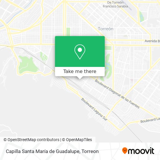Mapa de Capilla Santa María de Guadalupe