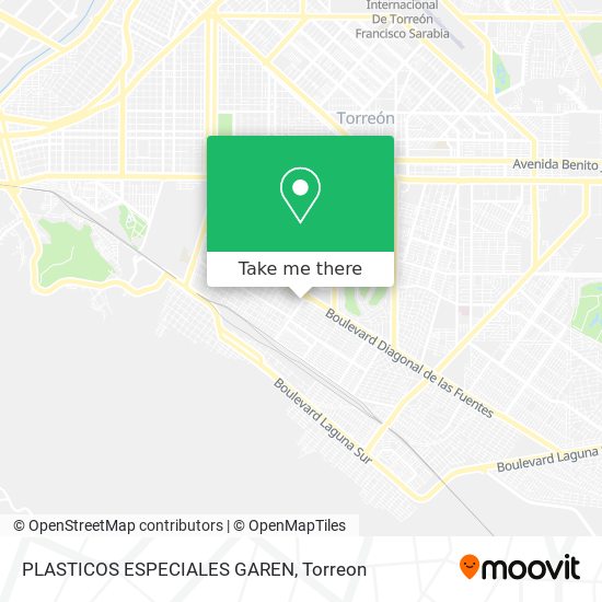PLASTICOS ESPECIALES GAREN map