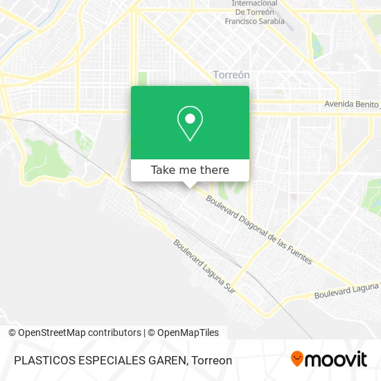 Mapa de PLASTICOS ESPECIALES GAREN