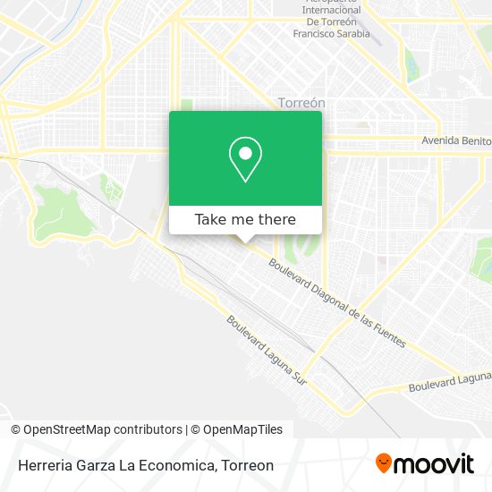 Mapa de Herreria Garza La Economica