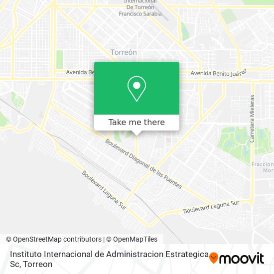 Instituto Internacional de Administracion Estrategica Sc map
