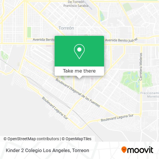 Kinder 2 Colegio Los Angeles map