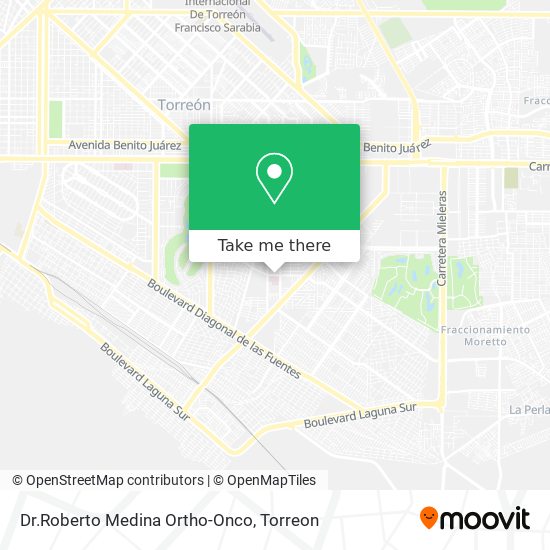 Dr.Roberto Medina Ortho-Onco map