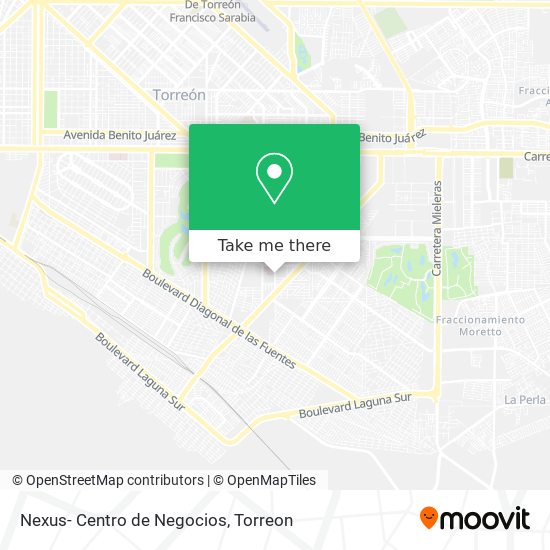Mapa de Nexus- Centro de Negocios