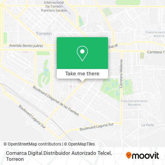 Comarca Digital.Distribuidor Autorizado Telcel map
