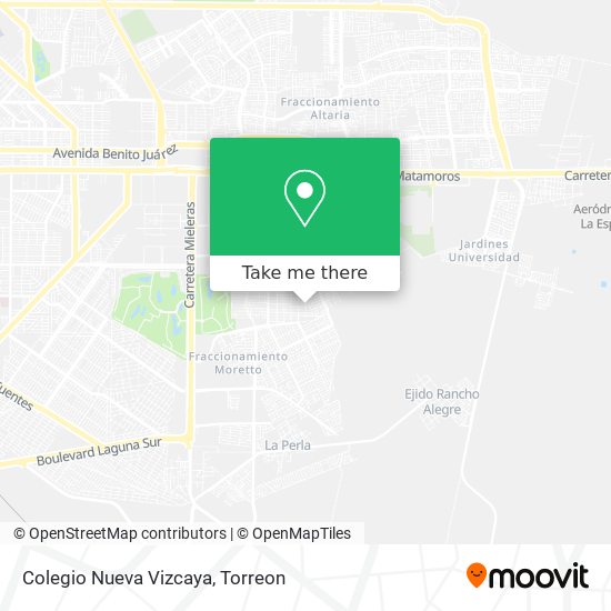 Mapa de Colegio Nueva Vizcaya