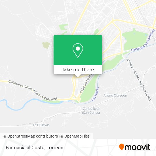 Mapa de Farmacia al Costo