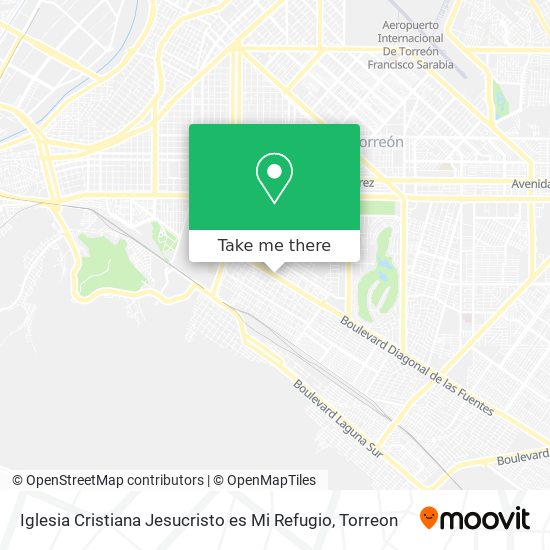 Iglesia Cristiana Jesucristo es Mi Refugio map