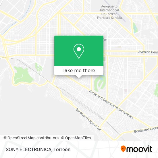 SONY ELECTRONICA map