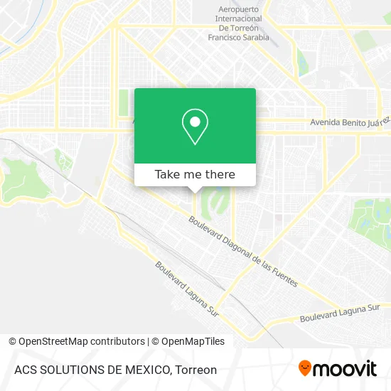 ACS SOLUTIONS DE MEXICO map