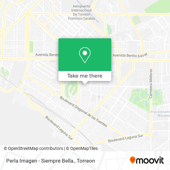 Mapa de Perla Imagen - Siempre Bella.
