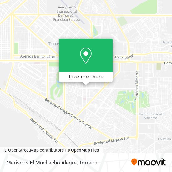 Mapa de Mariscos El Muchacho Alegre