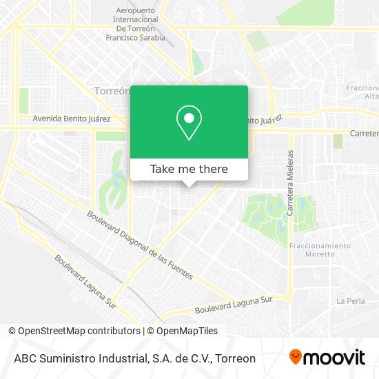 ABC Suministro Industrial, S.A. de C.V. map