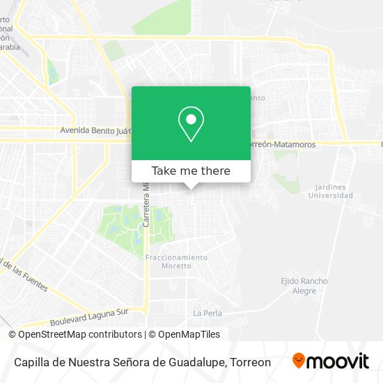 Capilla de Nuestra Señora de Guadalupe map
