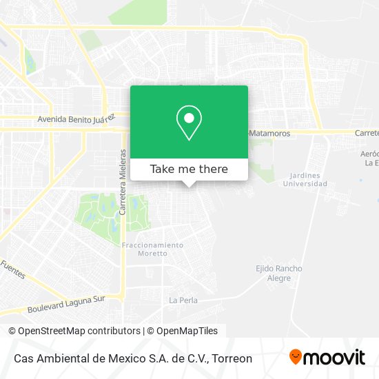 Cas Ambiental de Mexico S.A. de C.V. map