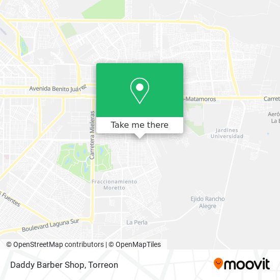 Mapa de Daddy Barber Shop
