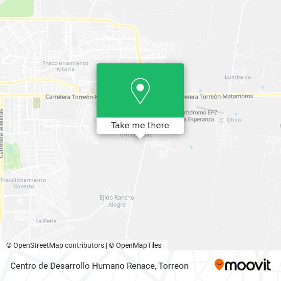 Centro de Desarrollo Humano Renace map