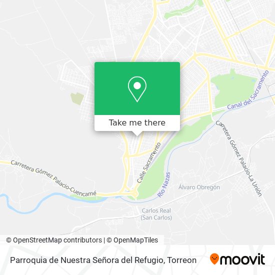 Parroquia de Nuestra Señora del Refugio map