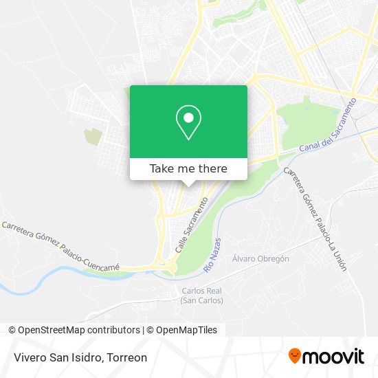 Mapa de Vivero San Isidro