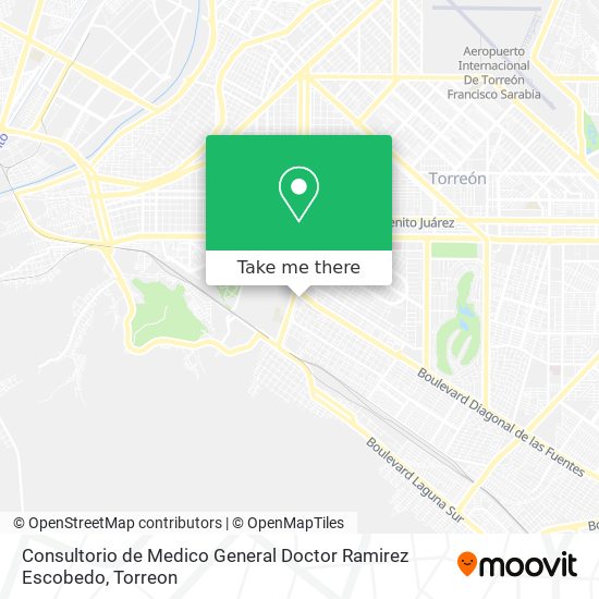 Consultorio de Medico General Doctor Ramirez Escobedo map