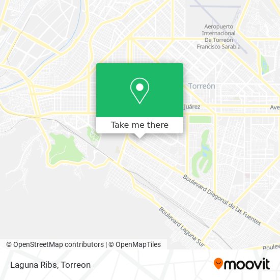 Mapa de Laguna Ribs