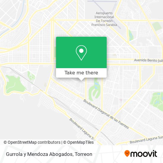 Gurrola y Mendoza Abogados map