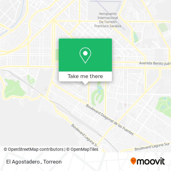 Mapa de El Agostadero.