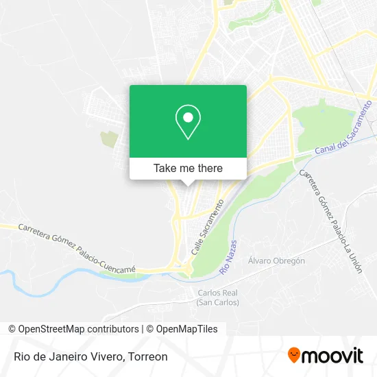 Rio de Janeiro Vivero map