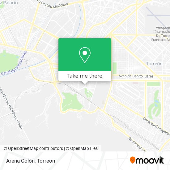 Mapa de Arena Colón