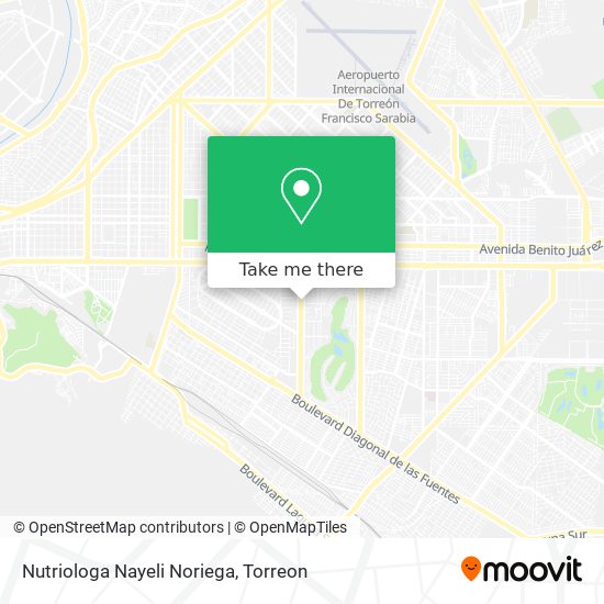 Nutriologa Nayeli Noriega map
