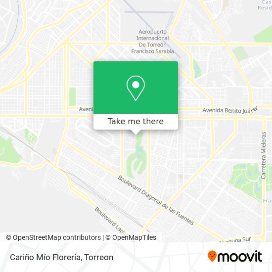 Mapa de Cariño Mío Floreria