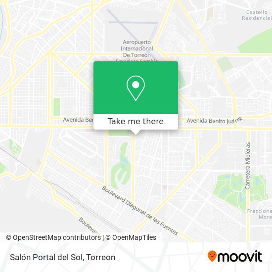 Salón Portal del Sol map