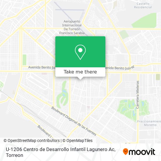 U-1206 Centro de Desarrollo Infantil Lagunero Ac map