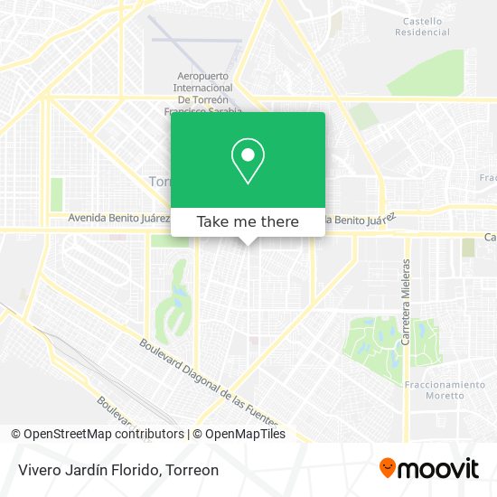 Mapa de Vivero Jardín Florido