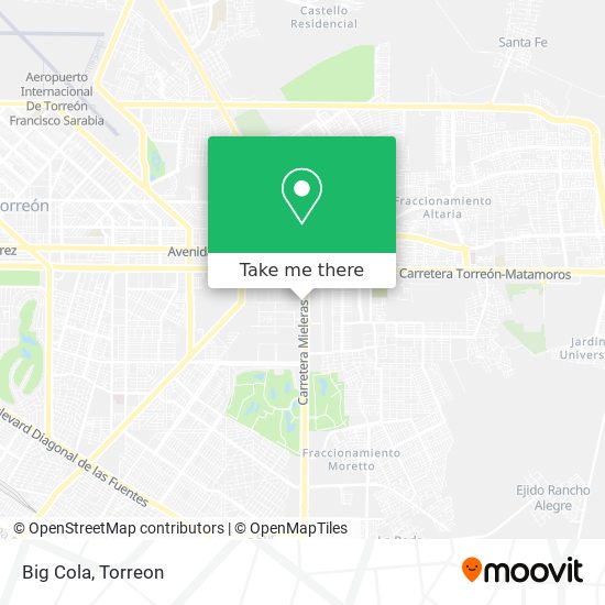Mapa de Big Cola