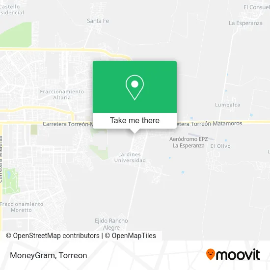 MoneyGram map