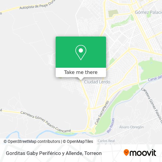 Gorditas Gaby Periférico y Allende map