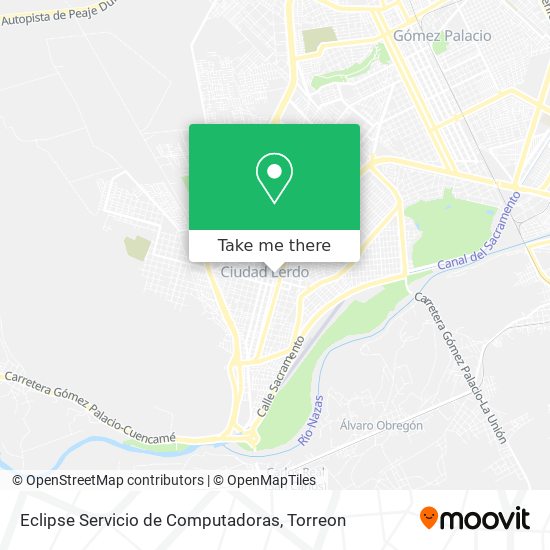 Eclipse Servicio de Computadoras map