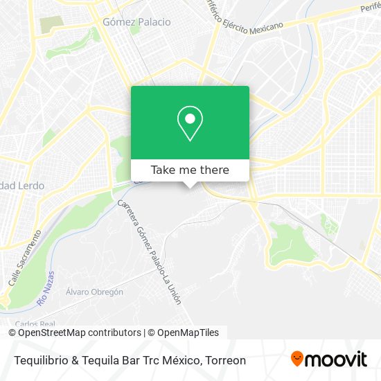 Tequilibrio & Tequila Bar Trc México map