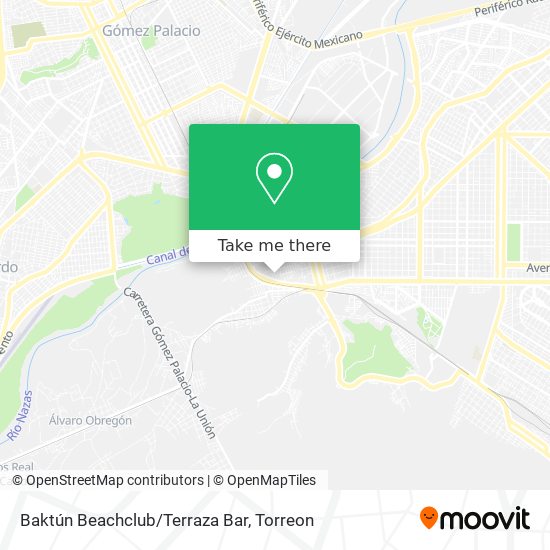 Mapa de Baktún Beachclub/Terraza Bar