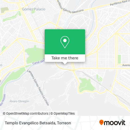 Templo Evangélico Betsaida map