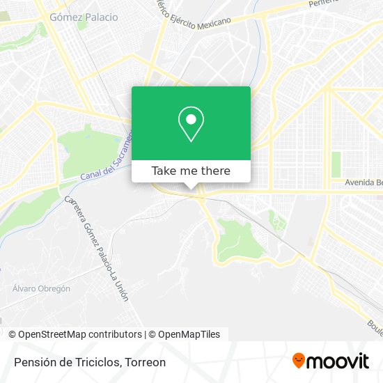 Mapa de Pensión de Triciclos