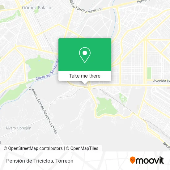 Pensión de Triciclos map
