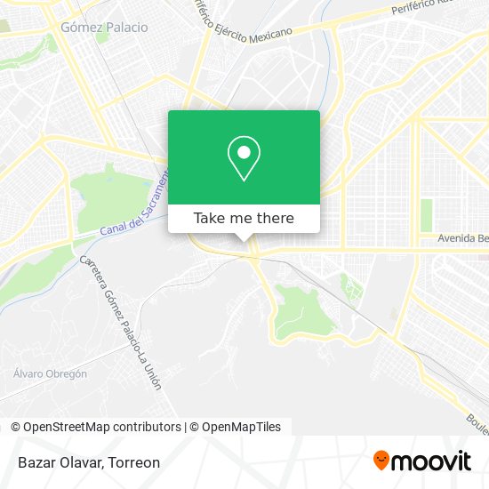 Mapa de Bazar Olavar