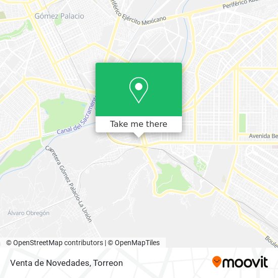 Mapa de Venta de Novedades