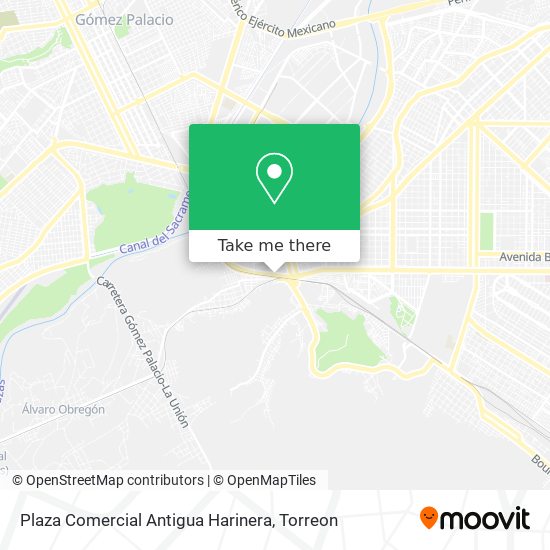 Plaza Comercial Antigua Harinera map
